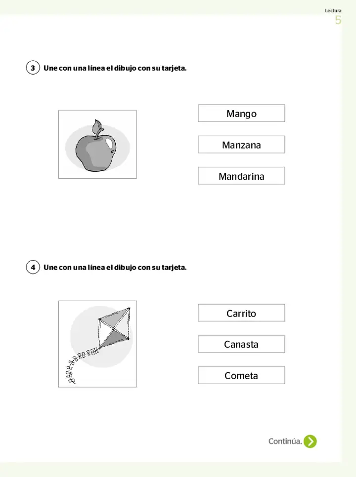 Página 2 de la vista previa de Prueba diagnóstica de Lectura 2.º grado – Conozcamos nuestros aprendizajes