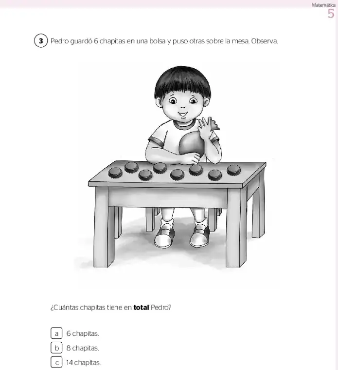 Página 2 de la vista previa de Prueba diagnóstica de Matemática 2.º grado – Conozcamos nuestros aprendizajes
