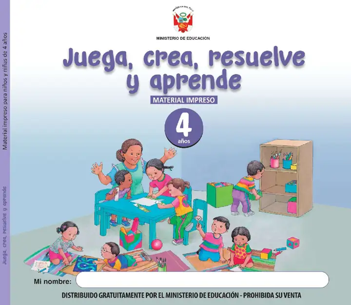 Página 1 de la vista previa de Juega, crea, resuelve y aprende 4 años