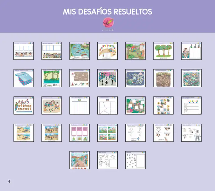Página 3 de la vista previa de Juega, crea, resuelve y aprende 4 años