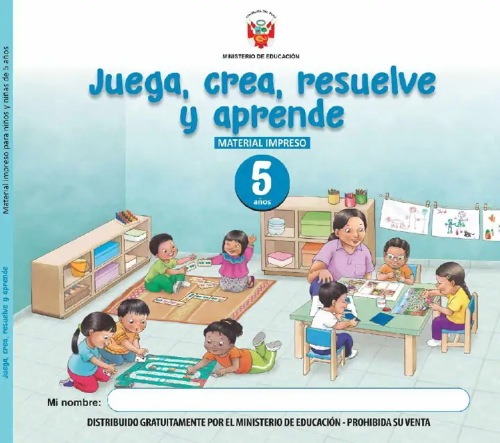 Página 1 de la vista previa de Juega, crea, resuelve y aprende 5 años
