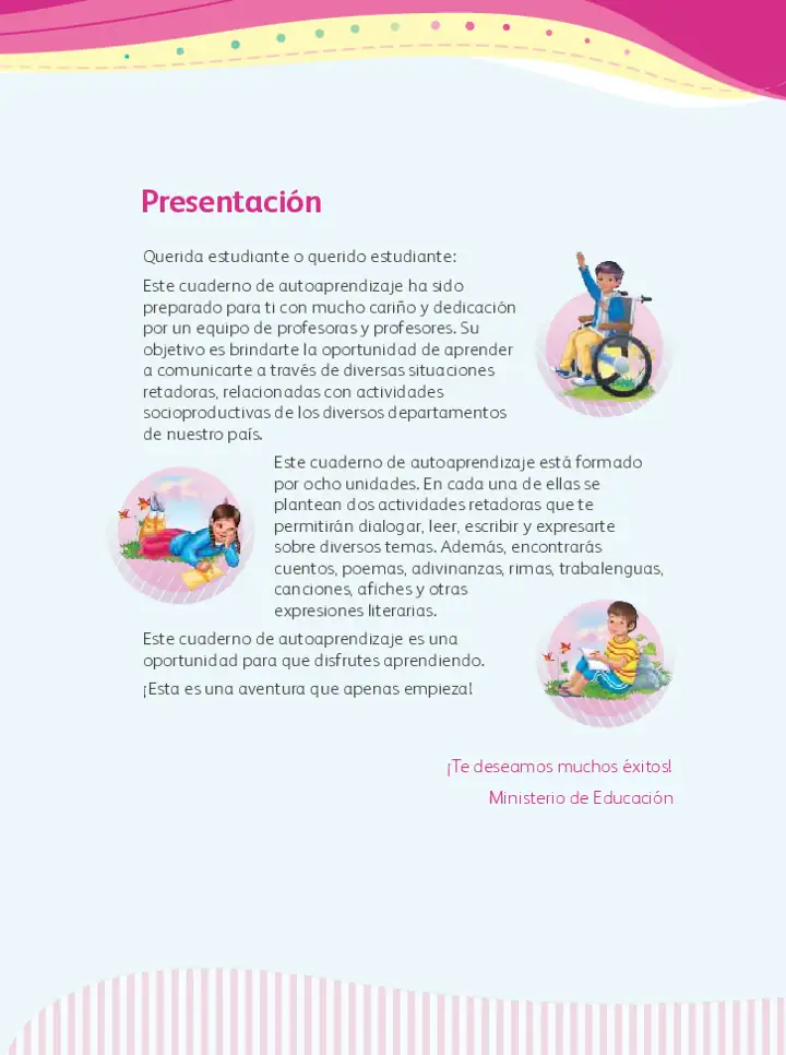 Página 2 de la vista previa de Comunicación 4: Cuaderno de autoaprendizaje
