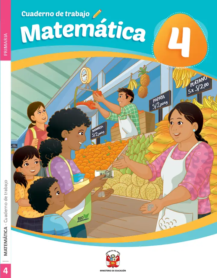 Página 1 de la vista previa de Matemática 4: Cuaderno de trabajo