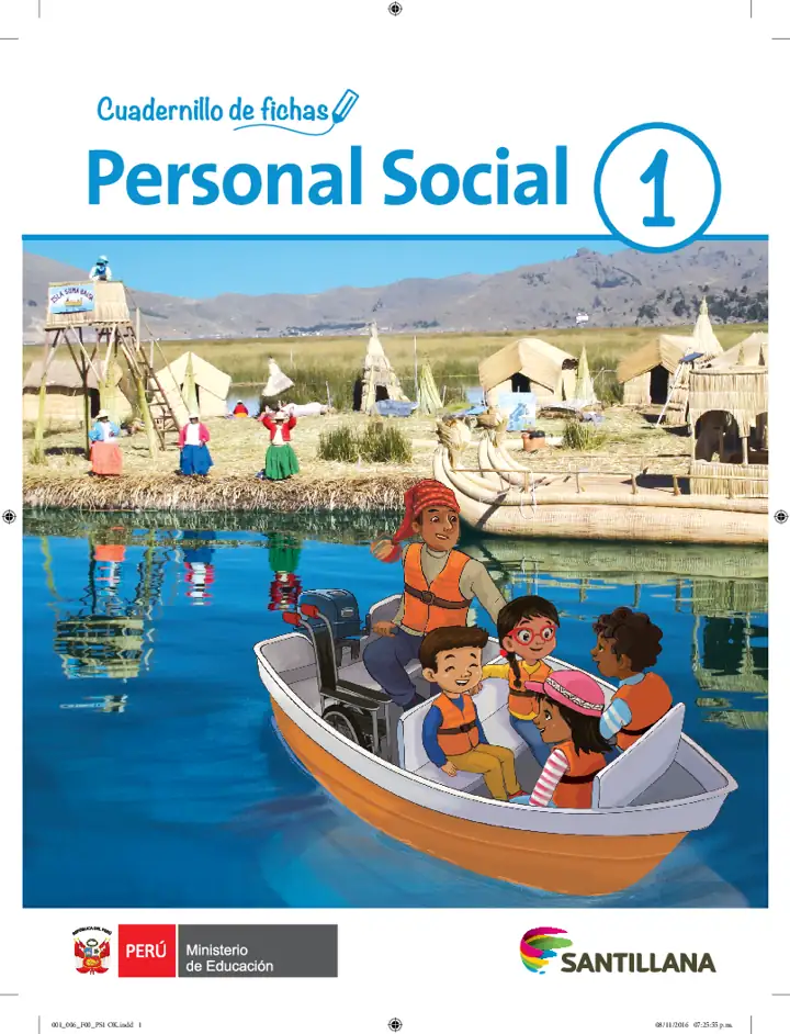 Página 1 de la vista previa de Cuadernillo de fichas de Personal Social 1