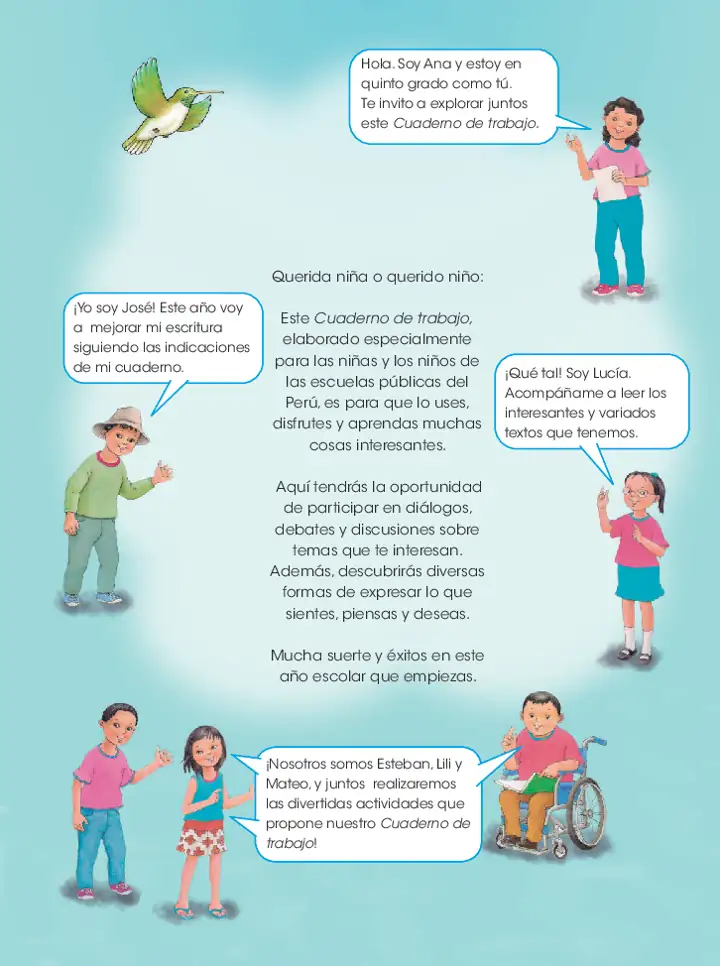 Página 2 de la vista previa de Comunicación 5: Cuaderno de trabajo