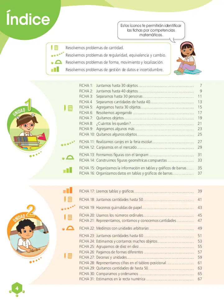Página 3 de la vista previa de Matemática 2: Cuaderno de trabajo