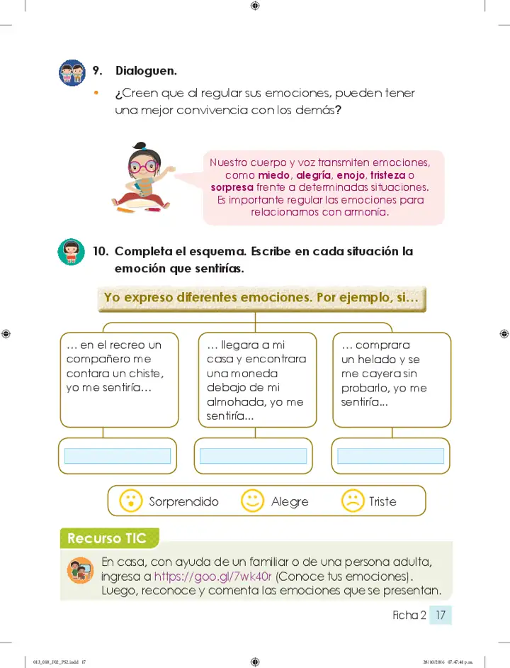 Página 3 de la vista previa de Cuadernillo de fichas de Personal Social 2