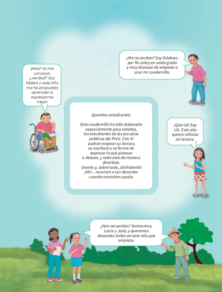Página 2 de la vista previa de Cuadernillo de Comunicación 6