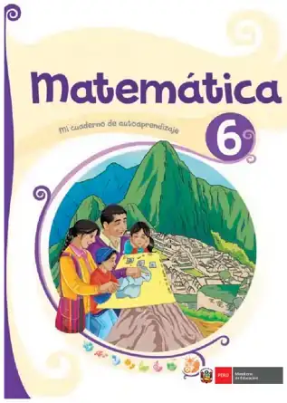 Página 1 de la vista previa de Matemática 6: Cuaderno de autoaprendizaje