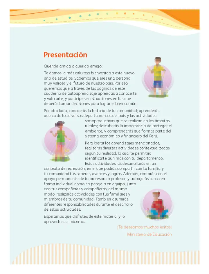 Página 2 de la vista previa de Personal Social 6: Cuaderno de autoaprendizaje