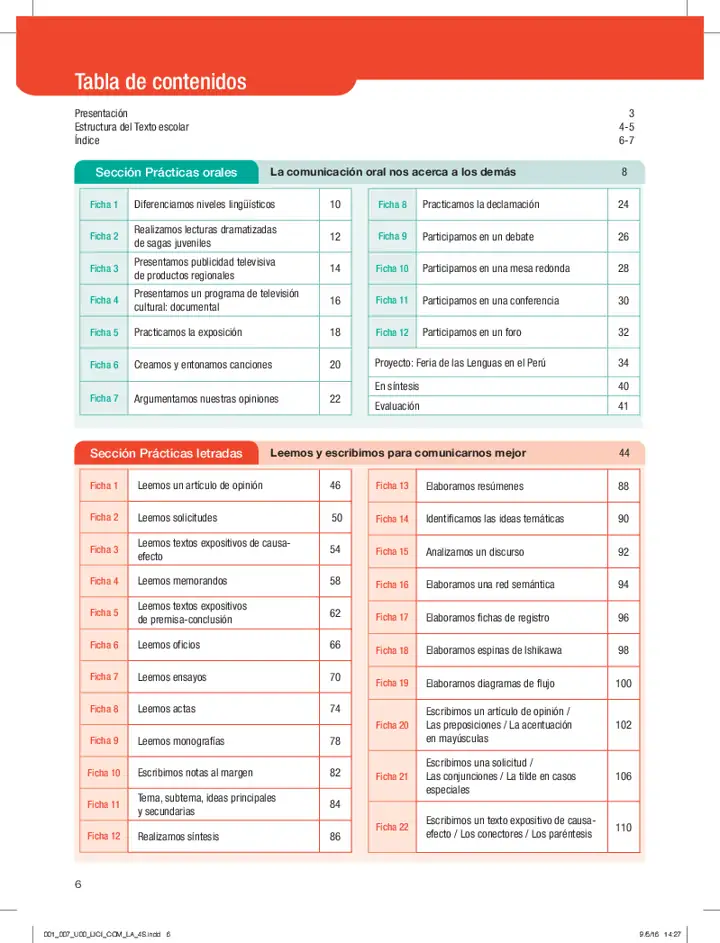 Página 3 de la vista previa de Comunicación 4: Cuaderno de trabajo