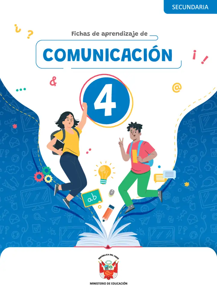 Página 1 de la vista previa de Fichas de aprendizaje de Comunicación 4