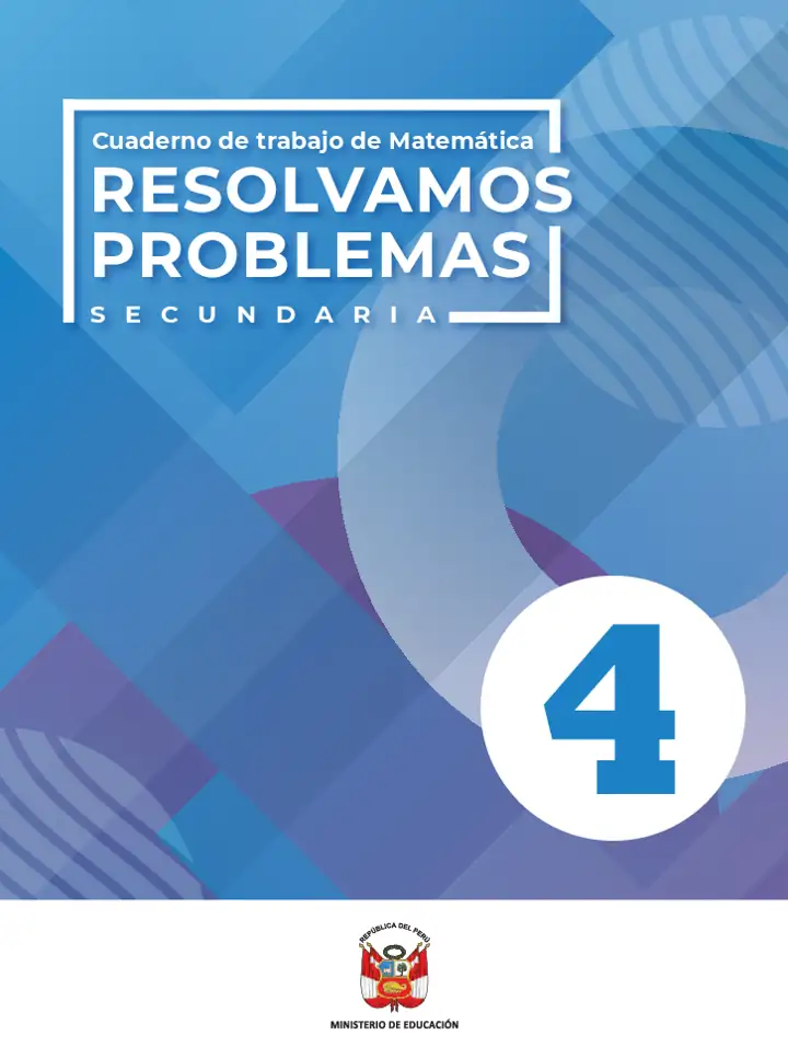 Página 1 de la vista previa de Resolvamos problemas 4: Cuaderno de trabajo de Matemática