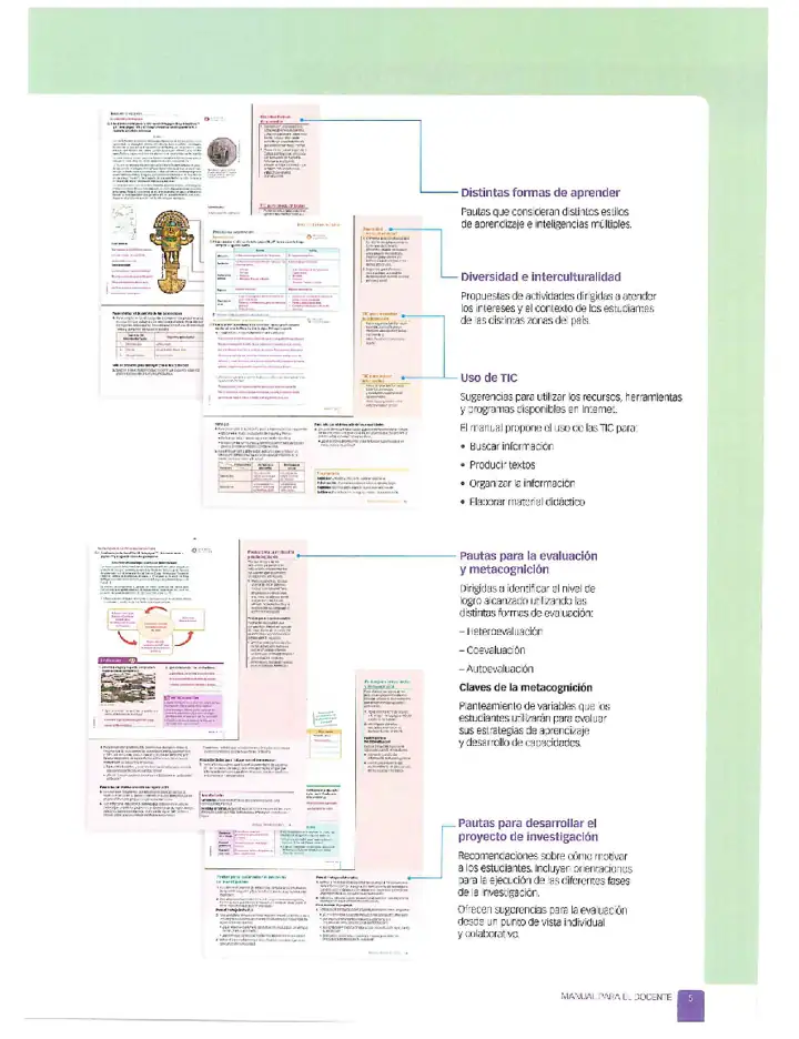 Página 3 de la vista previa de Historia, Geografía y Economía 1: Manual para el docente