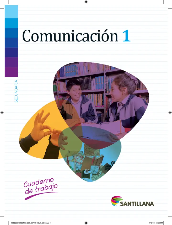 Página 1 de la vista previa de Comunicación 1: Cuaderno de trabajo