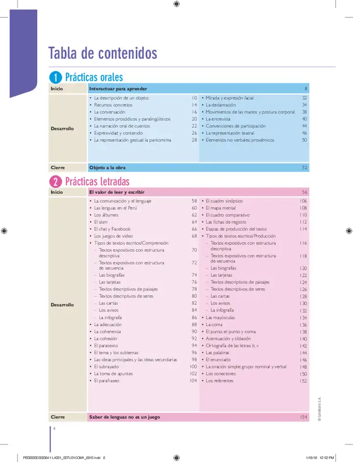 Página 3 de la vista previa de Comunicación 1: Cuaderno de trabajo