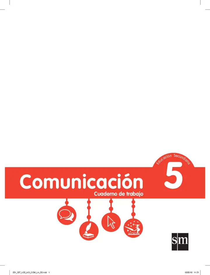 Página 1 de la vista previa de Comunicación 5: Cuaderno de trabajo