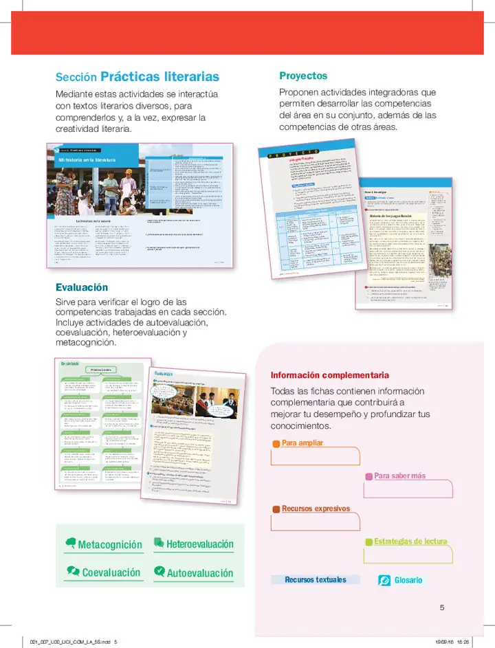 Página 2 de la vista previa de Comunicación 5: Cuaderno de trabajo