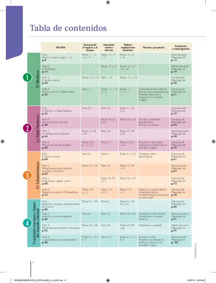Página 3 de la vista previa de Ciencias Sociales 2: Cuaderno de trabajo