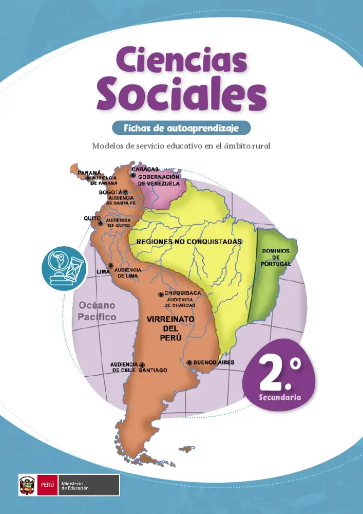 Página 1 de la vista previa de Ciencias Sociales 2: Fichas de autoaprendizaje a distancia