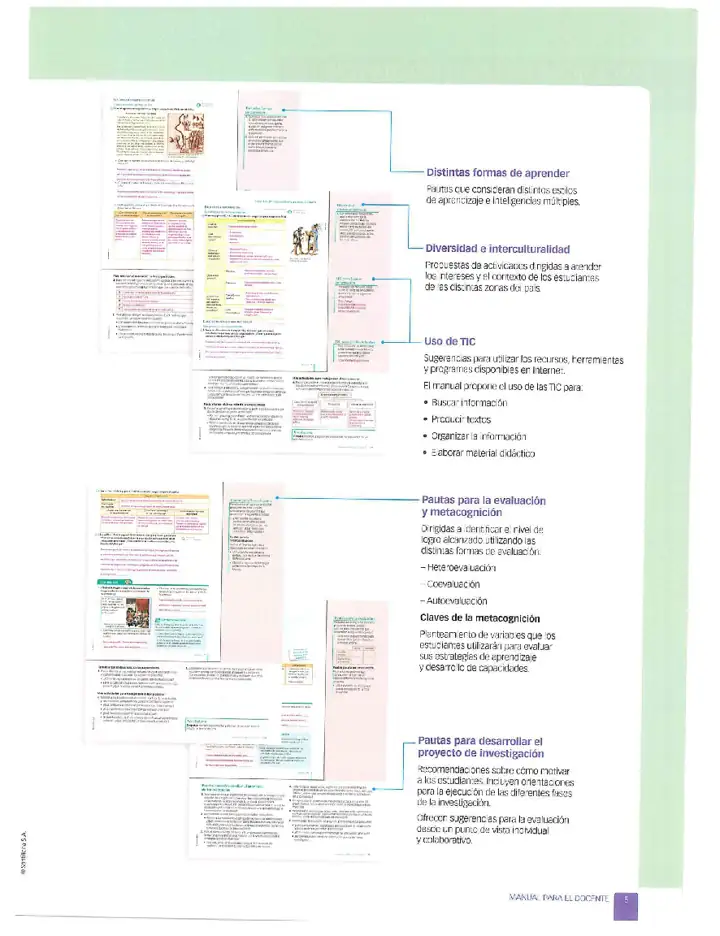 Página 3 de la vista previa de Historia, Geografía y Economía 2: Manual para el docente