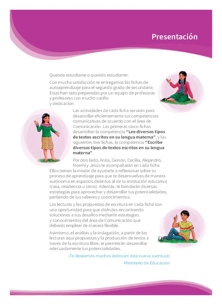 Página 2 de la vista previa de Comunicación 2: Fichas de autoaprendizaje a distancia