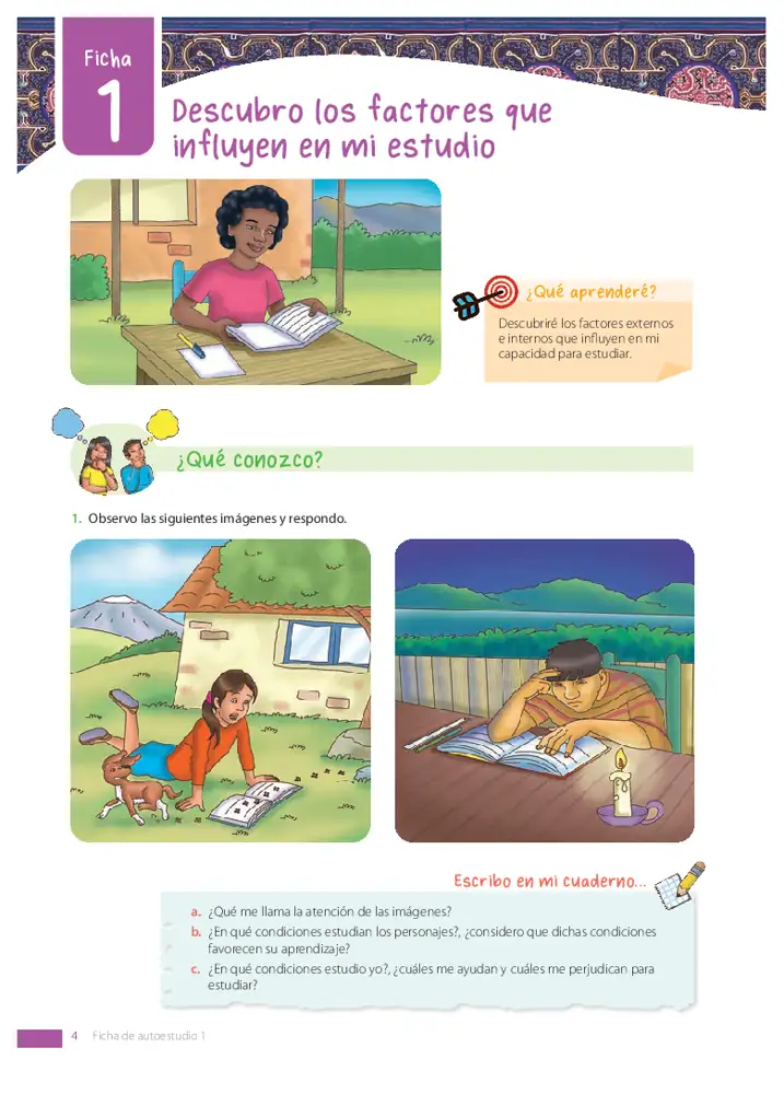 Página 3 de la vista previa de Aprendo a estudiar 3: Cuaderno de autoestudio