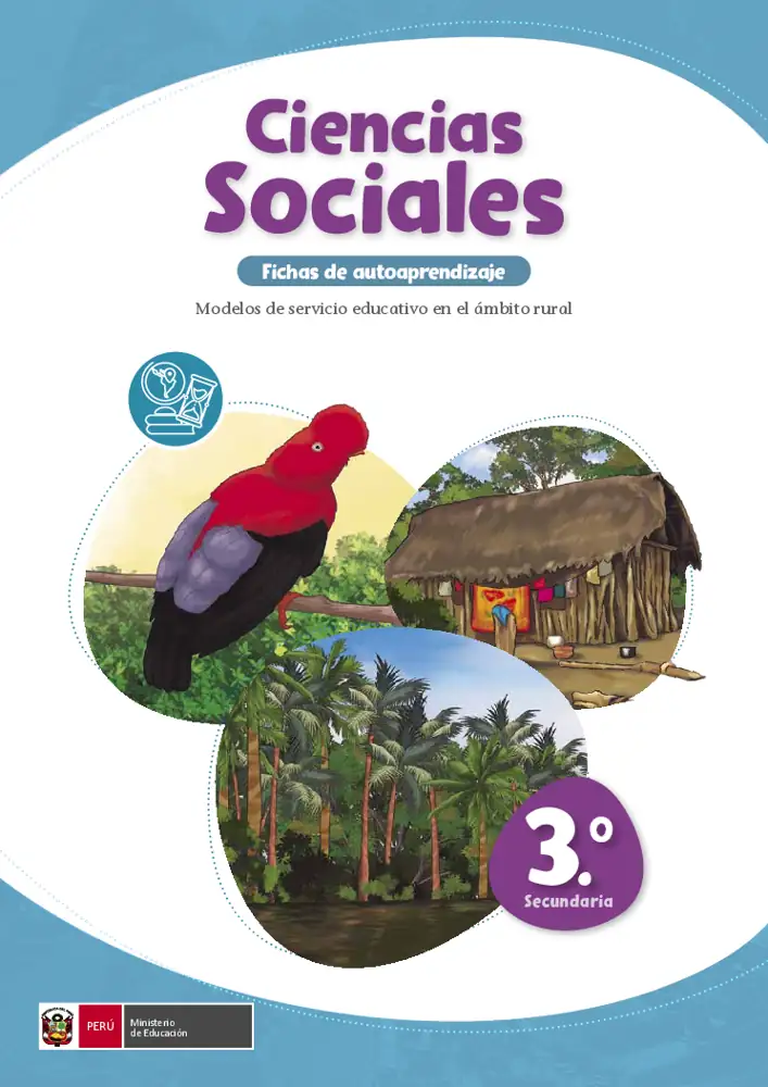 Página 1 de la vista previa de Ciencias Sociales 3: Fichas de autoaprendizaje a distancia