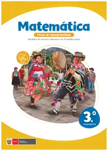 Página 1 de la vista previa de Matemática 3: Fichas de autoaprendizaje a distancia